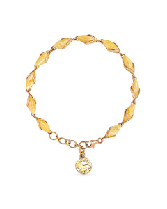 Браслет из золота (Au 585) с янтарем 916030119ba код:000015849/ Darvin