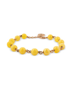 Браслет из серебра (Ag 925) с янтарем 426032001jj код:000015892