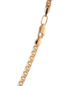 Цепь из золота (Au 585) ручной работы, бисмарк (шпрингел.)| БЮЗ